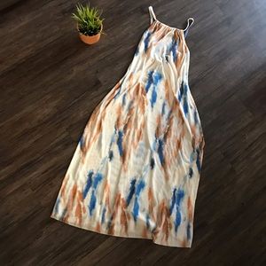 Zara multicolor maxi dress plus size 13.